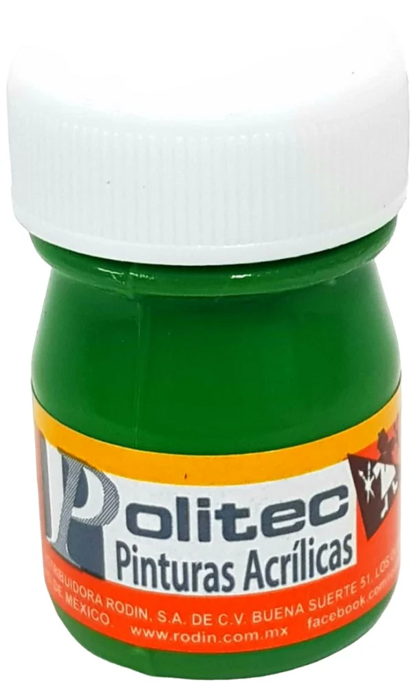 Pintura Acrílica Línea300 20ml Verde Oro Politec® #330 [Pieza]
