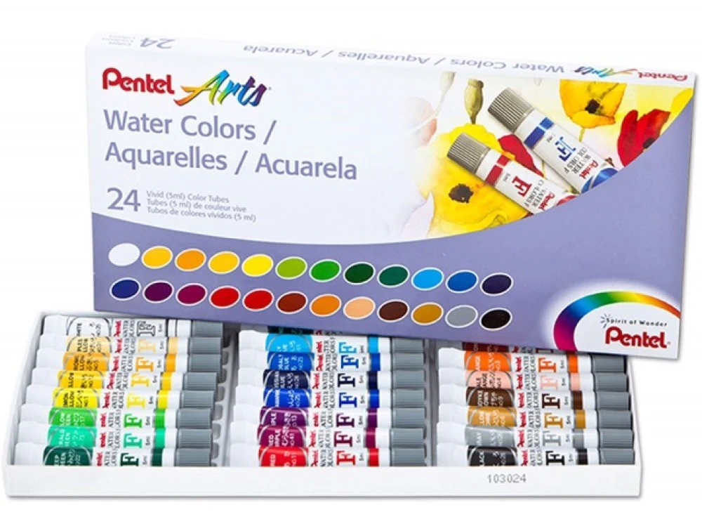 Pintura Acuarela  Colores Tubos 5ml Arts Water Colours Pentel® [Caja] - Image 7