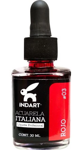 Pintura Acuarela Liquida  30ml 005 091 023 002 059 014 006 025 018 041 007 001 032 003 017 088 004 011 029 030 033 010 Italiana Vidrio INDART® [Frasco] - Image 14
