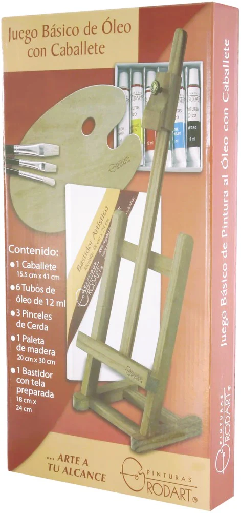 Pintura al Óleo Estuche Juego Básico c/Caballete 469 RODART® [Pieza] - Image 11
