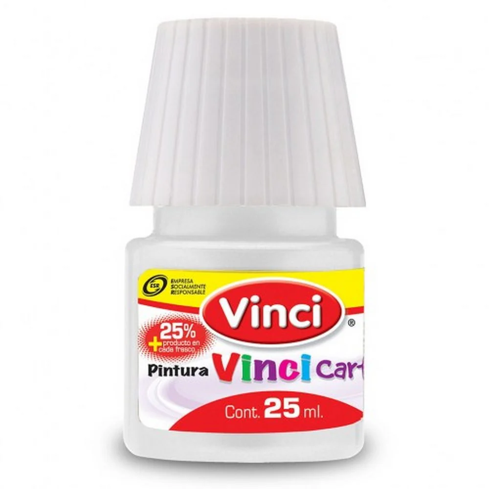 Pintura Cartel Vinci #72 25ml Blanco Letreros Vinci® 2341 [Frasco]