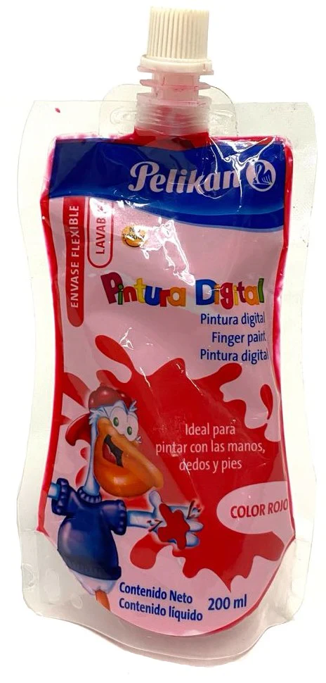 Pintura Digital Pelikan 200ml Rojo Pelikan® 50203 [Pieza]