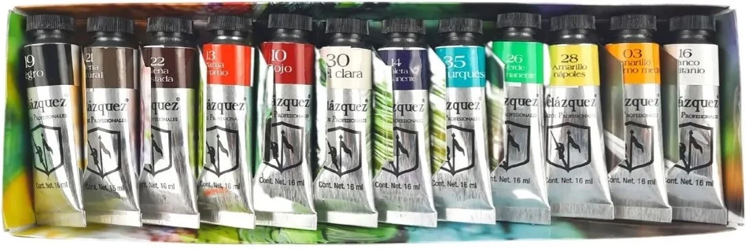 Pintura Oleo Velázquez  16ml  Set Roel® [Paquete] - Image 3