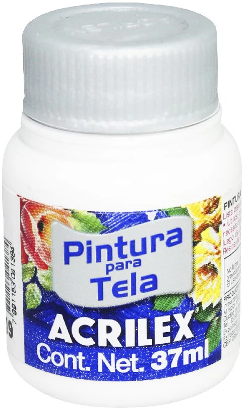 Pintura Textil Mate 37ml Blanco Acrilex® A04140519 [Pieza]