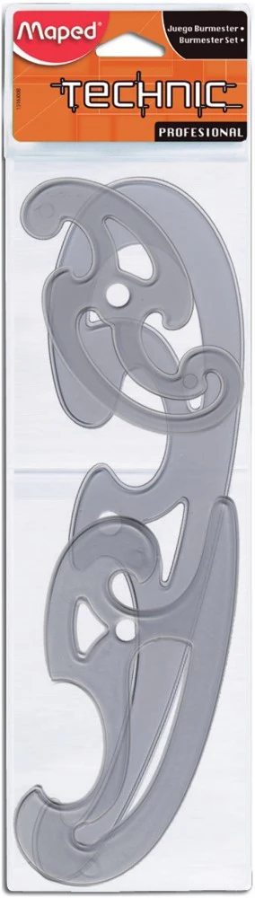 Pistola de Curvas Burmester K.L. Est.c/3 Silco® 1316JB ABC [Estuche]
