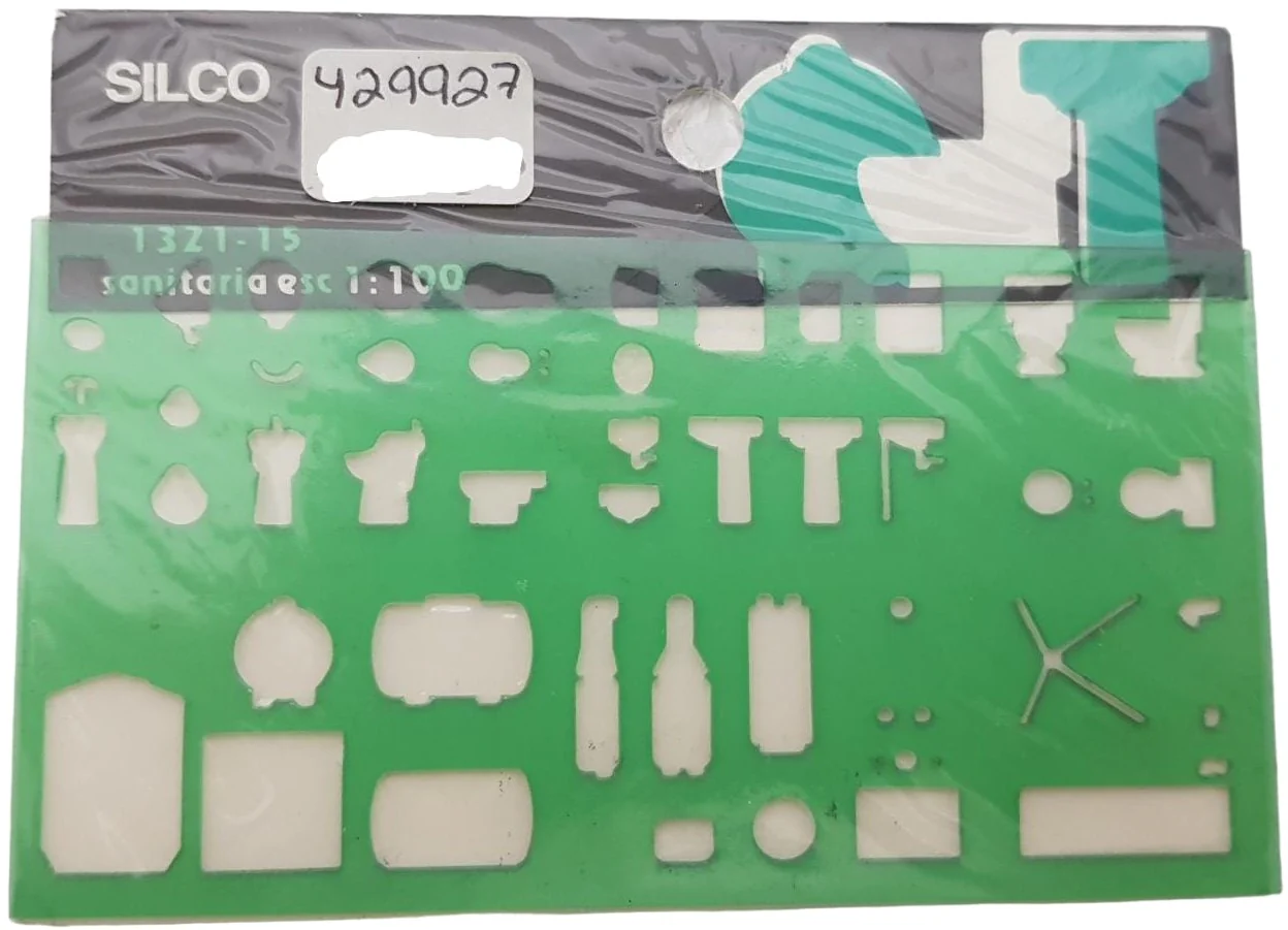Plantilla 1321 #15 Sanitaria Esc.1:10 Silco® 1321I015 [Pieza]