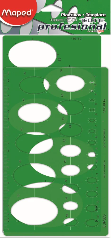 Plantilla 1321 #21 Elipses Silco® 1321I021 [Pieza]
