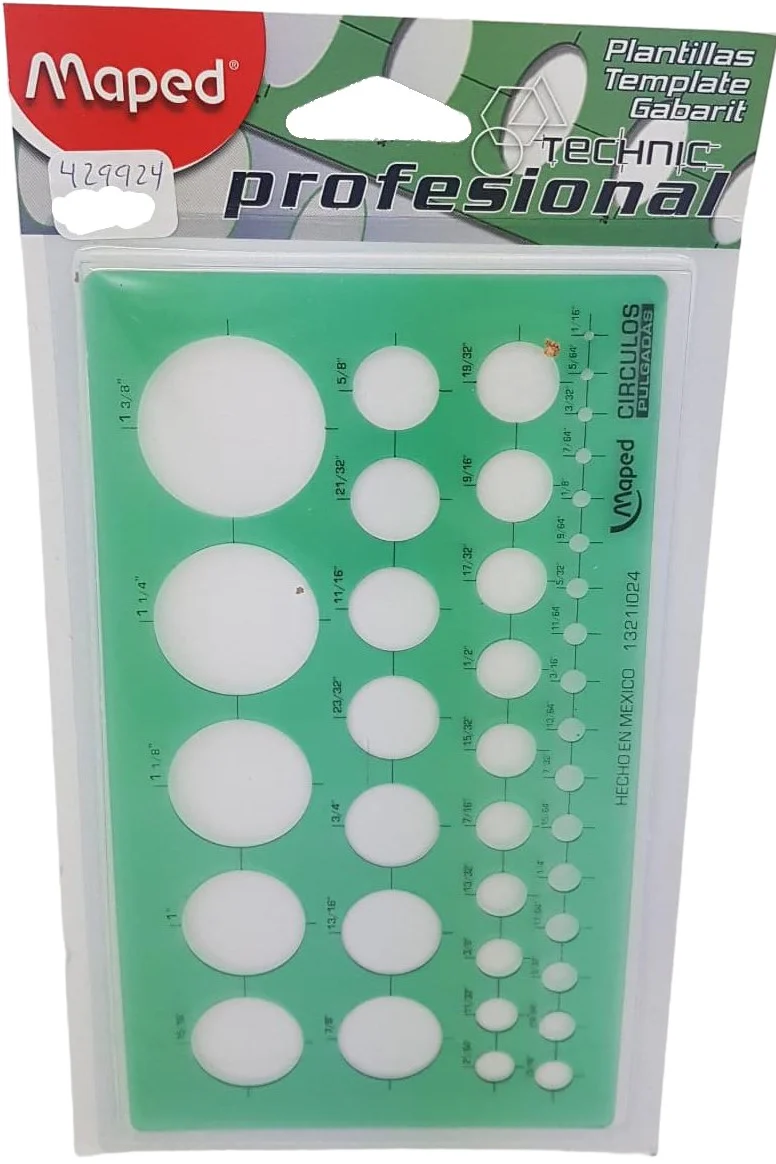 Plantilla 1321 #24 Círculos Silco® 1321I024 [Pieza]