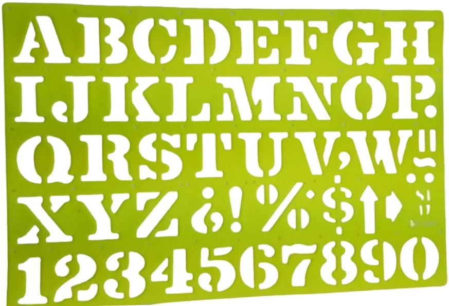 Plantilla de Letras Romana 30mm Abc® [Pieza]