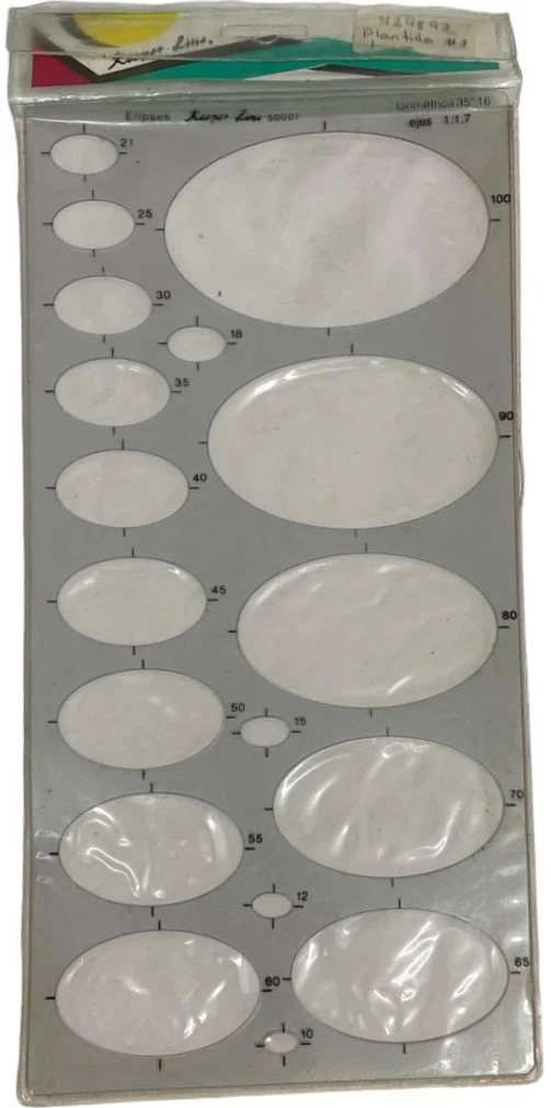 Plantilla K.L. #07 Elipses Silco® 50007 [Pieza]