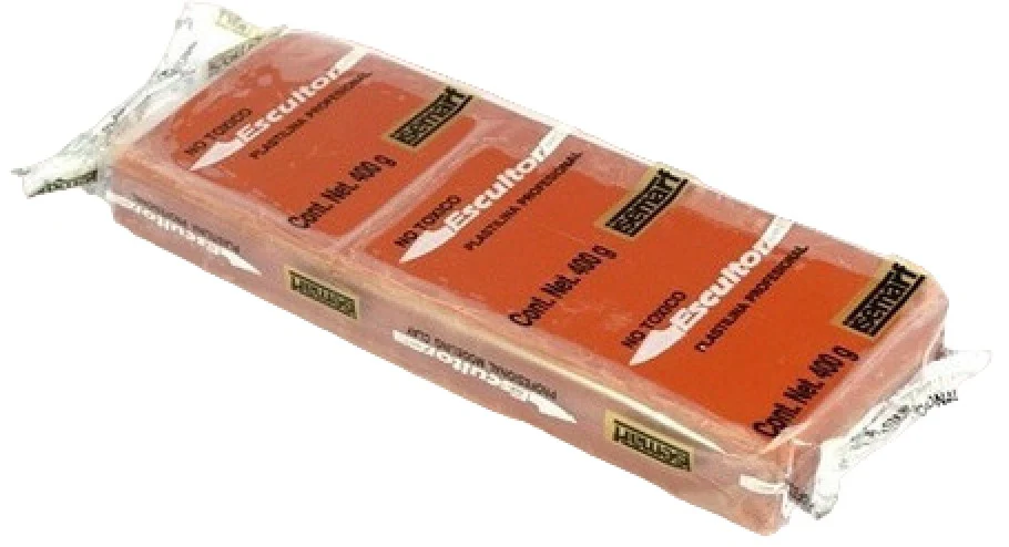 Plastilina Marqueta p/Escultor Terracota 400g Isemart® [Pieza] - Image 2