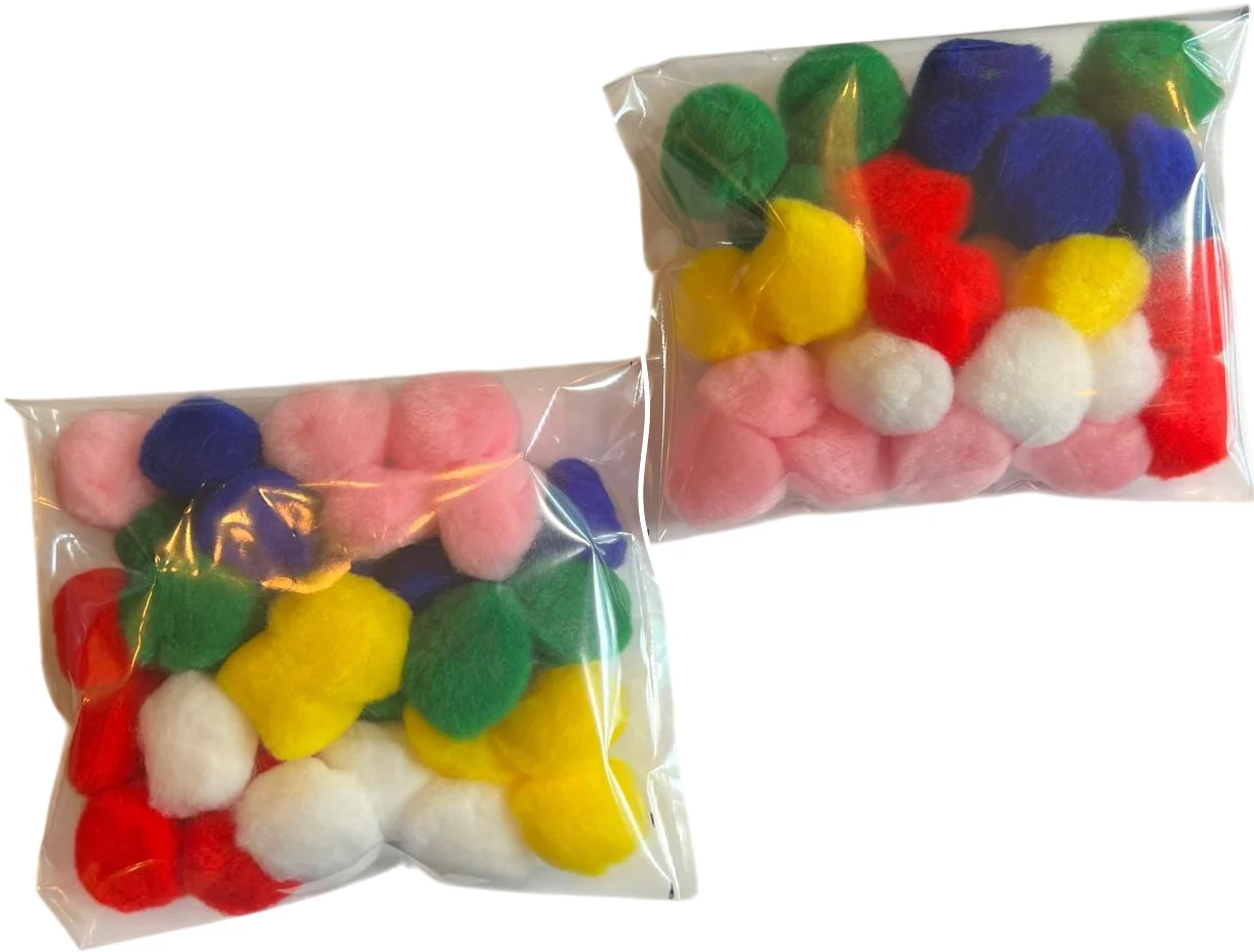 Pom Pom Surtido Ø25mm Colores #25 Mercería® [Bolsa]