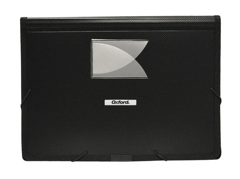Porta Documentos Cartera Expandible Negro Oxford® F880 [Pieza]