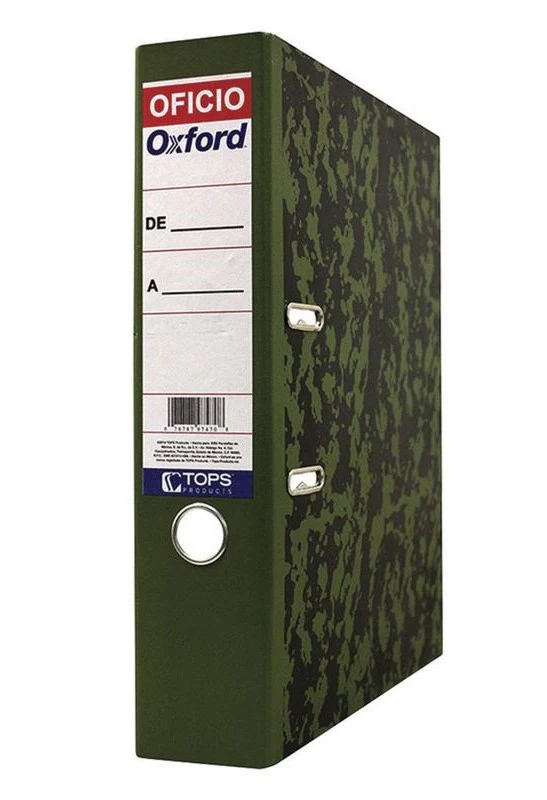 Registrador 2 argollas  2"  Verde  Marmoleado Oxford® [Pieza] - Image 4