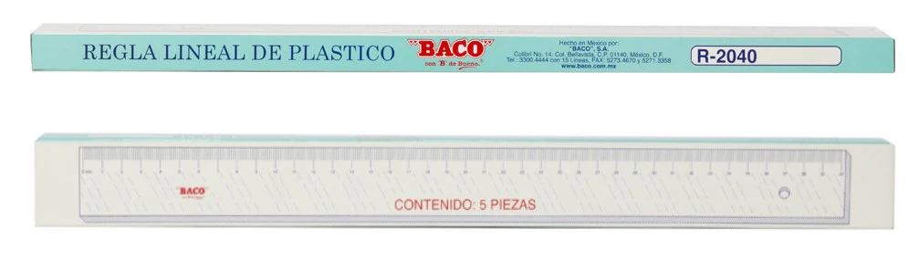 Regla Acrílico  Transparente Baco® [Pieza] - Image 7