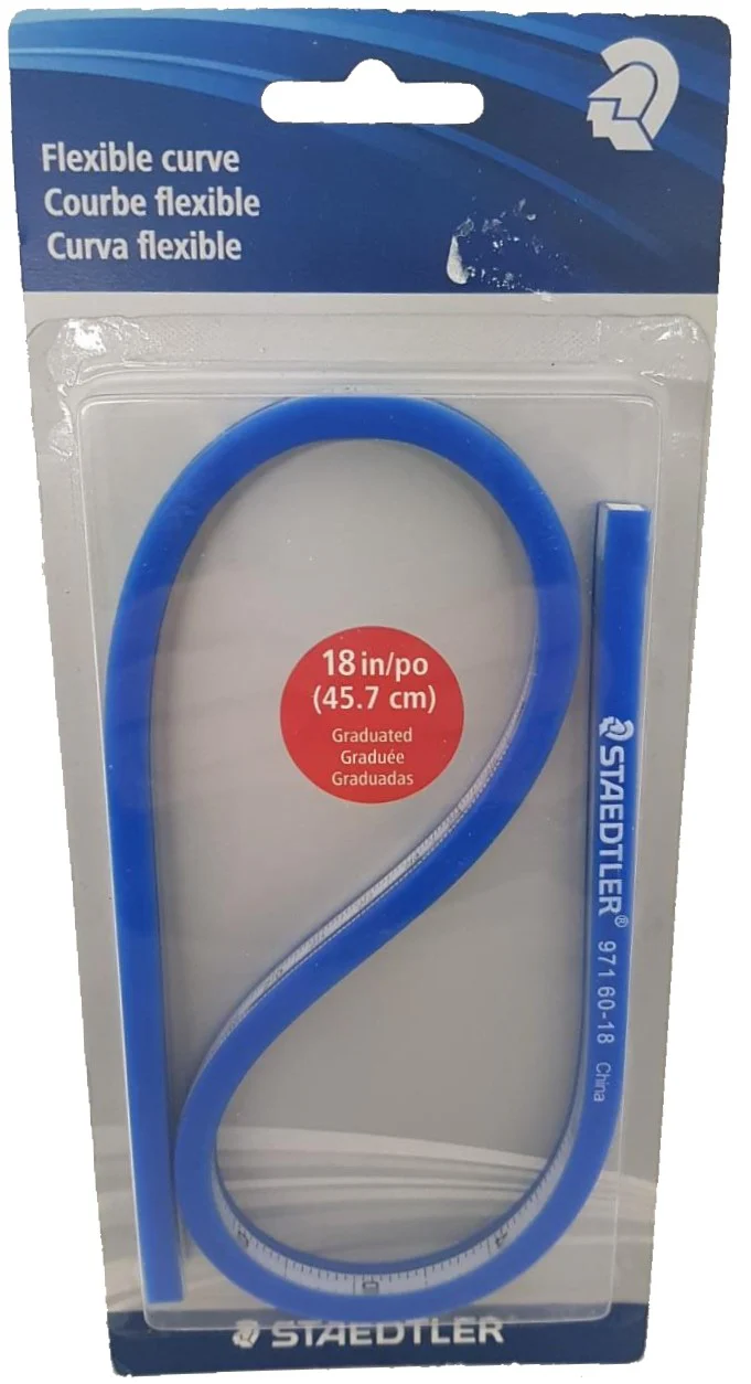 Regla c/Curvígrafo 18" Blíster Staedtler® 97160-18BK03 [Pieza]