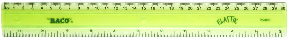 Regla Flexible Elastik R-5400 30cm Naranja Baco® RG018 [Pieza]