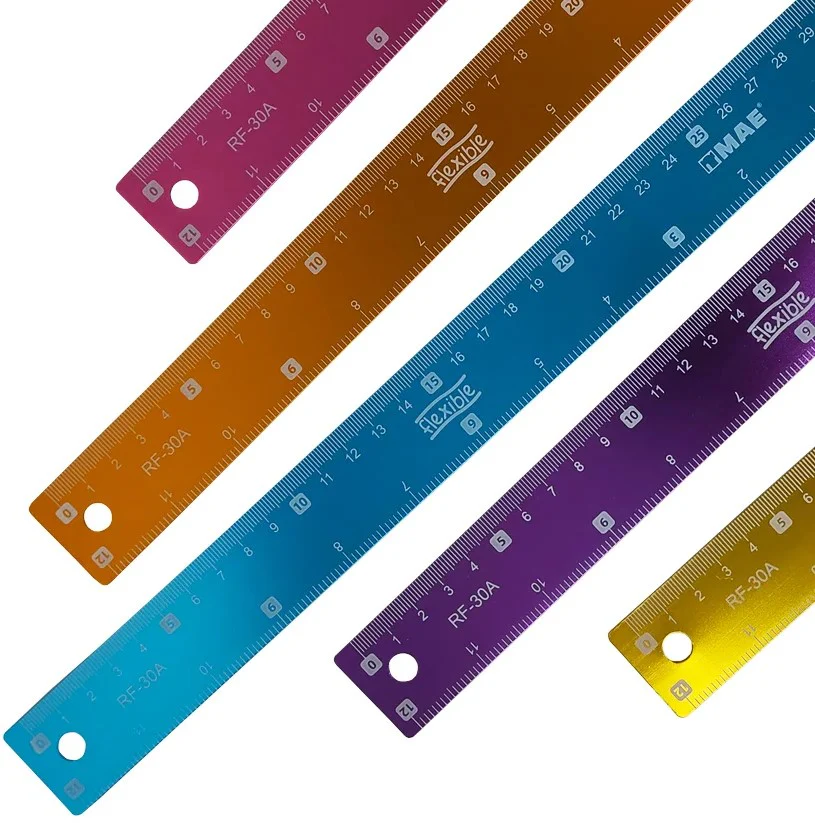 Regla Metálica 30cm Colores MAE® RF-30A [Pieza] - Image 2