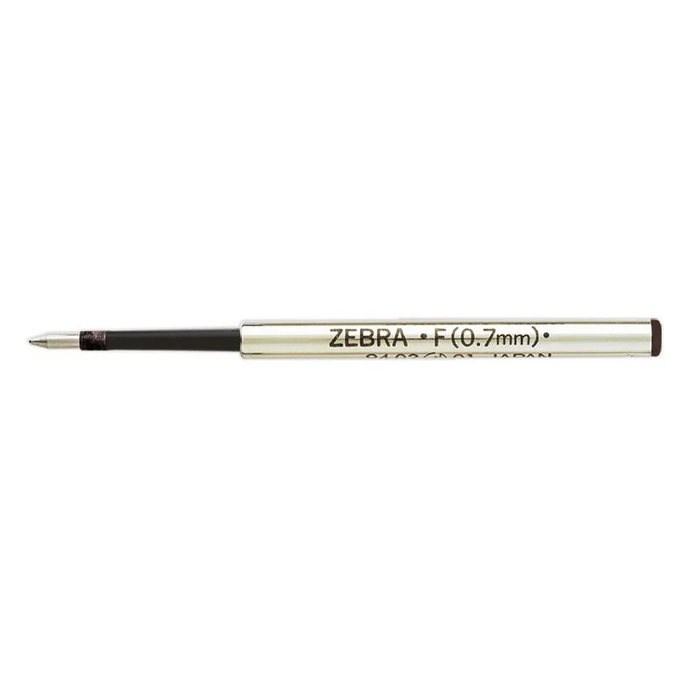 Repuesto p/Bolígrafo F 0.7mm Negro Zebra® 0100 [Pieza]