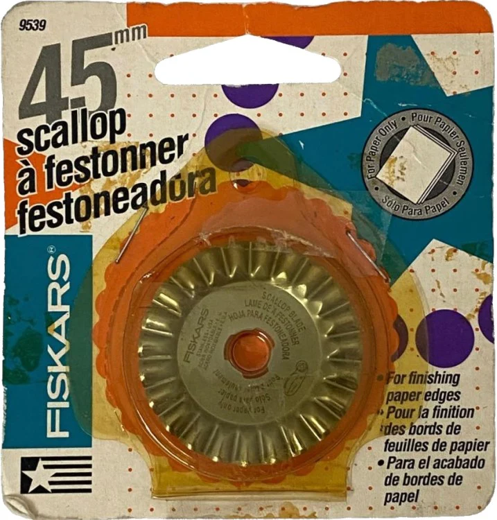 Repuesto p/Cortador Guillotina circularEscama 45mm Scallop Fiskars® [Pieza]