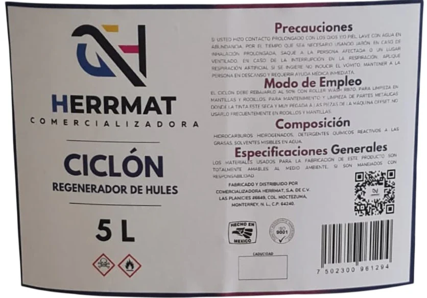 Restaurador de Mantillas Ciclón 5 Litros CH® QDP-085 [Pieza] - Image 3