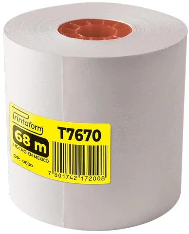 Rollo Papel Térmico 76×68m Printaform® T7670 [Rollo]