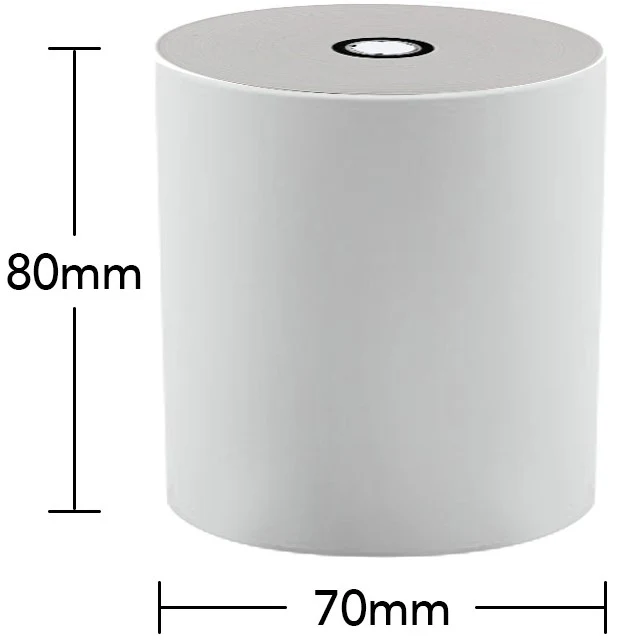 Rollo Papel Térmico Paquete c/5 80×70mm Nextep® NE-529 [Paquete] - Image 2