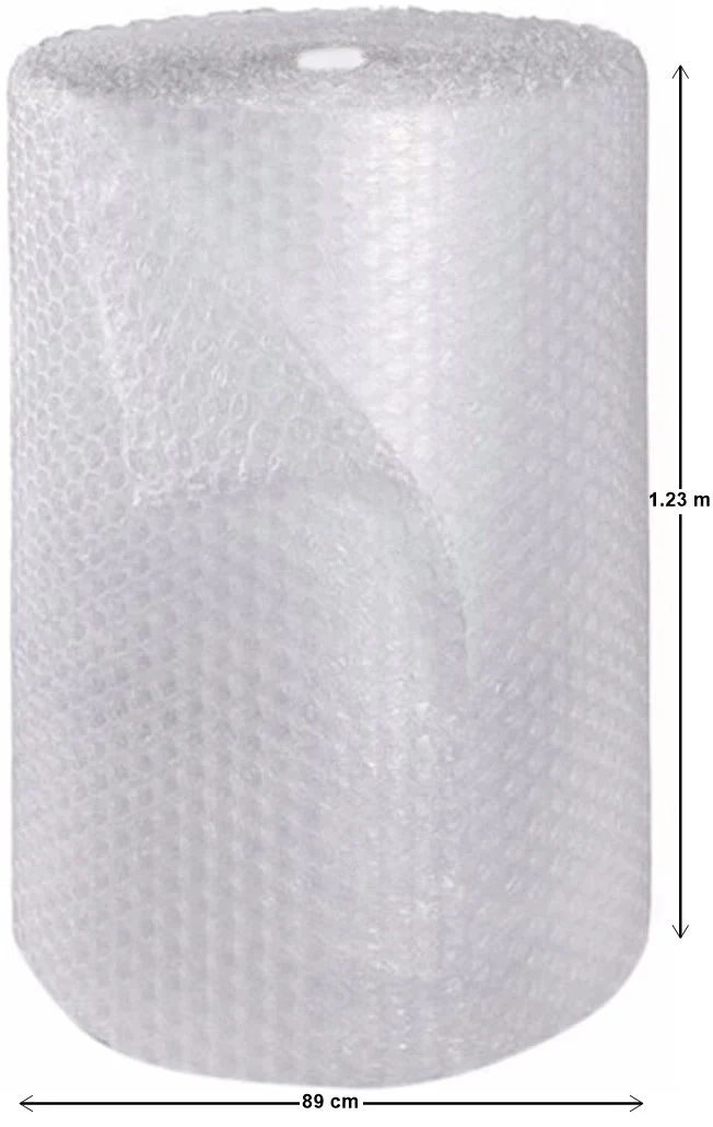 Rollo Plástico Burbuja Burbuja Grande 1/2"altura Ø 1" 1.23×61.5m C-pack® GR [Rollo]