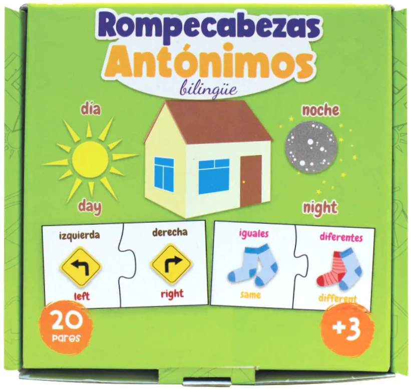 Rompecabezas Antónimos Bilingüe 40 Piezas DaccArT® [Pieza]