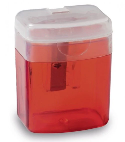 Sacapuntas de Plástico Colores c/Deposito MAE® SPD-1M [Pieza]