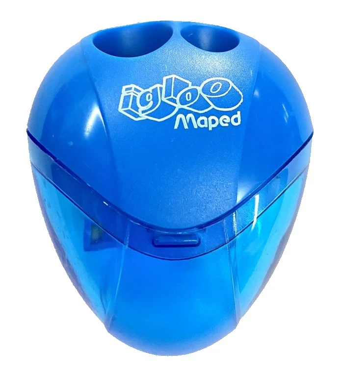 Sacapuntas de Plástico Igloo Doble Colores c/Deposito Maped® 33080 [Pieza]