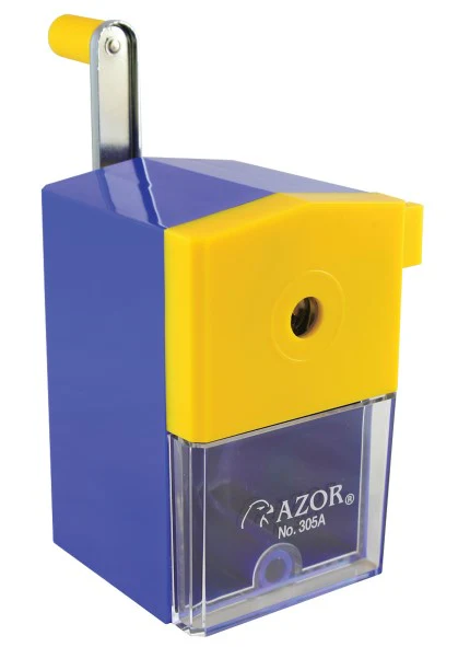 Sacapuntas Semi-Automatic Manual Plástico-Metal Colores AZOR® 305A [Pieza]