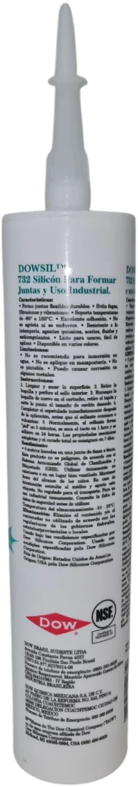Sellador de Silicon 732 Transparente 300ml Dow® [Cartucho] - Image 2