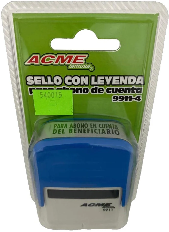 Sello con leyenda Barrilito®/Trodat® [Pieza]