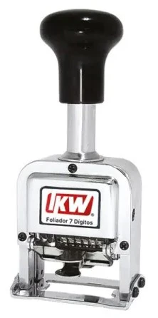 Sello Foliador Automático 7 Dígitos 207-F IKW® 1102 [Pieza]