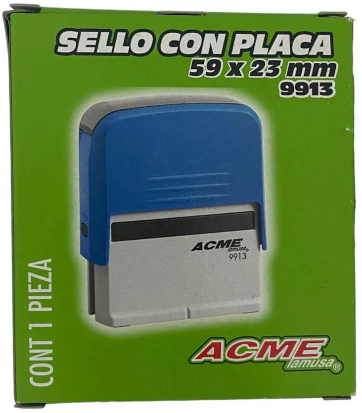 Sello Tinta Automática Printer 59×23mm Barrilito® 9913 [Pieza]