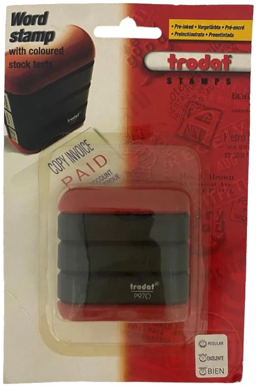 Sellos Preentintados Kit p/Maestros Stamp Stack c/3 Regu.Excel.Bien Trodat® 84090 [Conjunto]