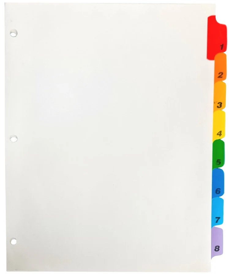 Separador Hojas p/Carpeta Blanco colorTap  Carta Proesa® [Bolsa de plástico] - Image 11