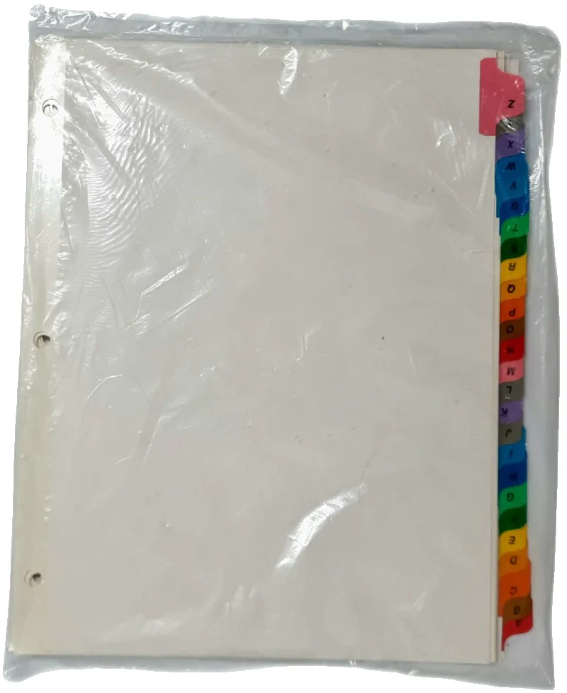 Separador Hojas p/Carpeta Blanco colorTap  Carta Proesa® [Bolsa de plástico] - Image 5