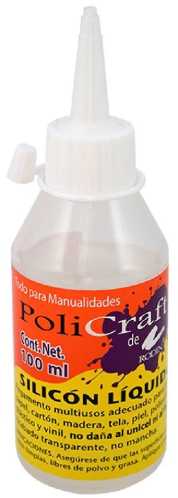 Silicon Liquido 250ml Transparente PoliCraft® [Pieza]