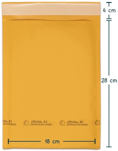 Sobre Bolsa c/Burbuja Golden Kraft Cierre c/Adhesivo Mapasa®/JiffyLite® [Sobre] - Image 5