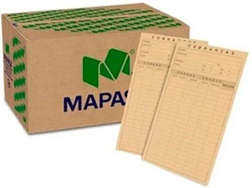 Sobre Bolsa Cobranza p/L Impreso 2/ca 60kg Ante 11.7×21cm Mapasa® IM0116 [Sobre]