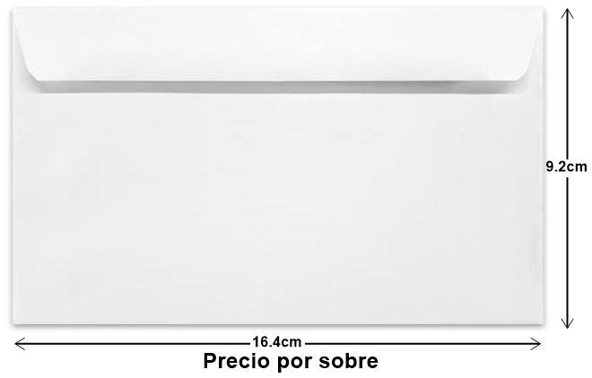 Sobre Boston 63kg Blanco Bond Carta 6¾ Nassa® HA0074 [Sobre]