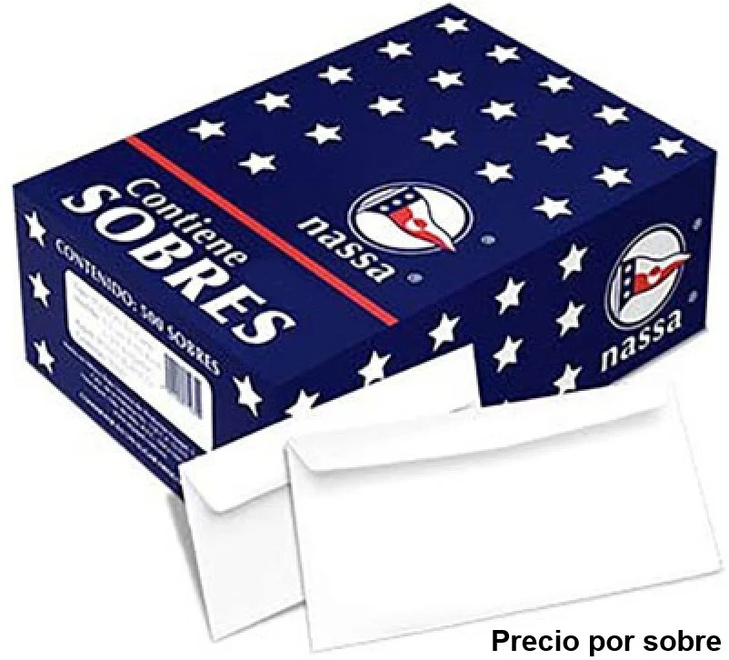 Sobre Boston 70kg Blanco Bond Oficio 10 Nassa® HA0077 [Sobre]