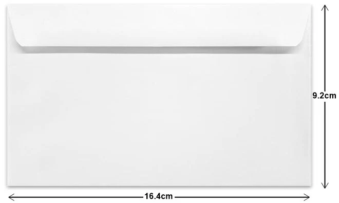 Sobre Boston caja c/50 63kg Blanco Bond Carta 6¾ Nassa® HA0206 - Image 3