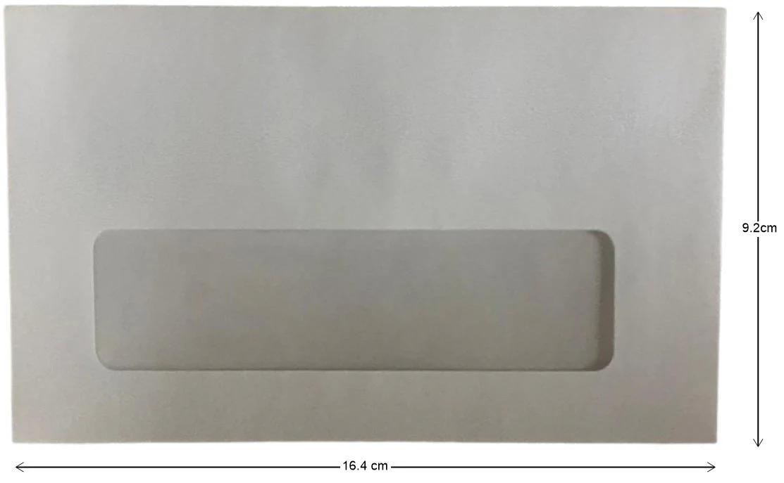 Sobre c/Ventana Plus Ultra C. 54kg Blanco Bond Carta 6¾ Mapasa® SCAVEK54 [Sobre]