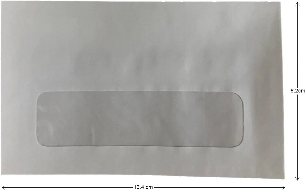 Sobre c/Ventana Plus Ultra C. 60kg Blanco Bond Carta 6¾ Mapasa® HA0033 [Sobre]