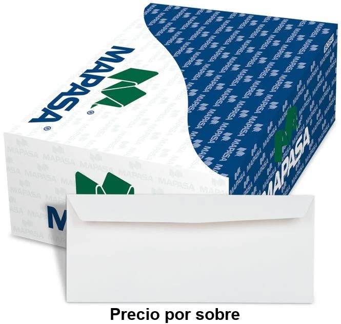 Sobre Plus Ultra C. 54kg Blanco Bond Oficio 10 Mapasa® HA0044 [Sobre]