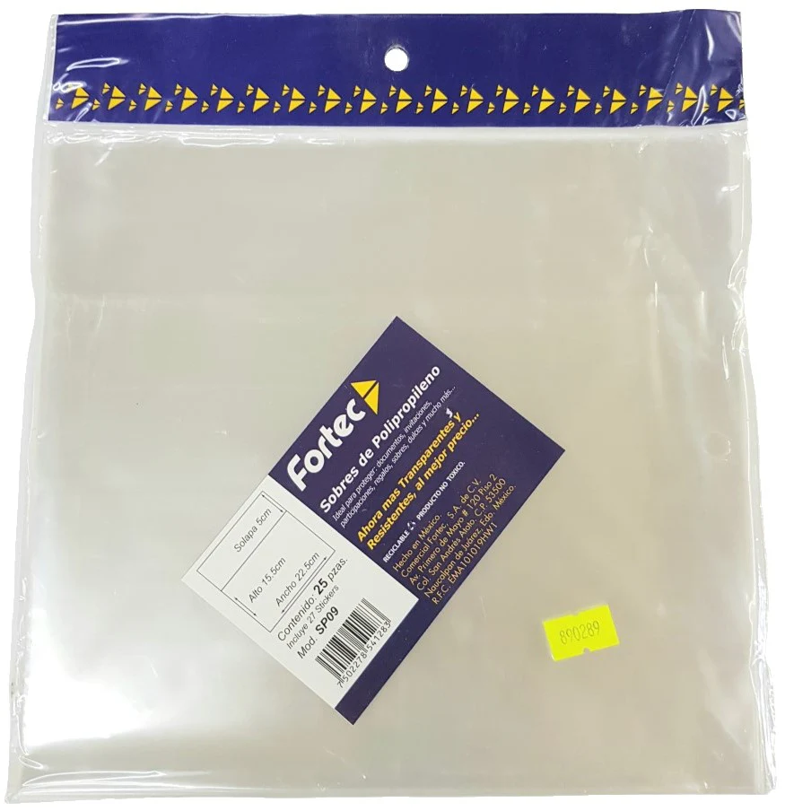 Sobre Polipropileno  c/25 Fortec® [Bolsa] - Image 6