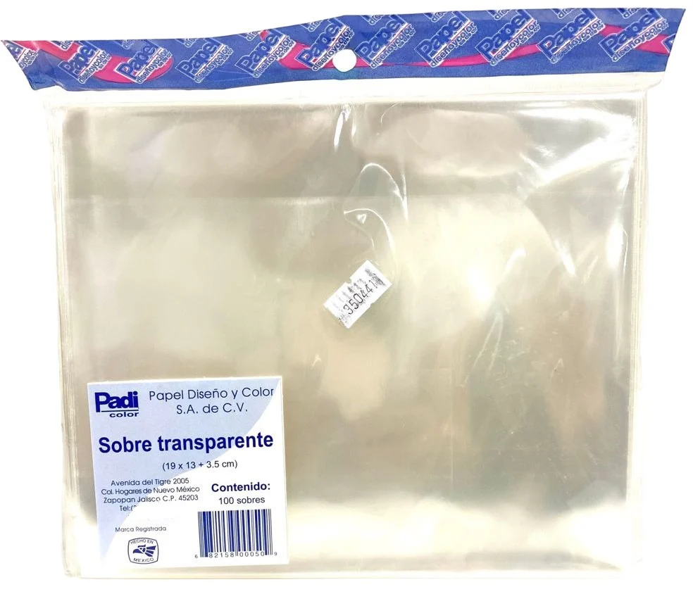 Sobre Polipropileno c/Fue a c/100 19×13+3.5 Padi® 050 [Pieza]